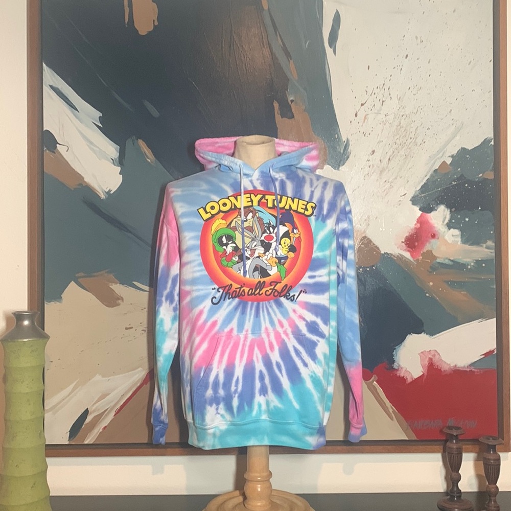LOONEY TUNES TYE DYE HOODIE